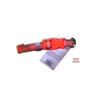 Martha Stewart Adjustable Nylon Dog Collar Color Dress Coral Size 16/M
